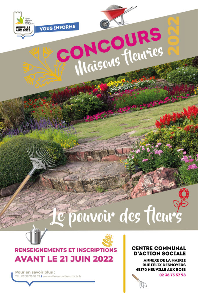 Affiche maisons fleuries 2022