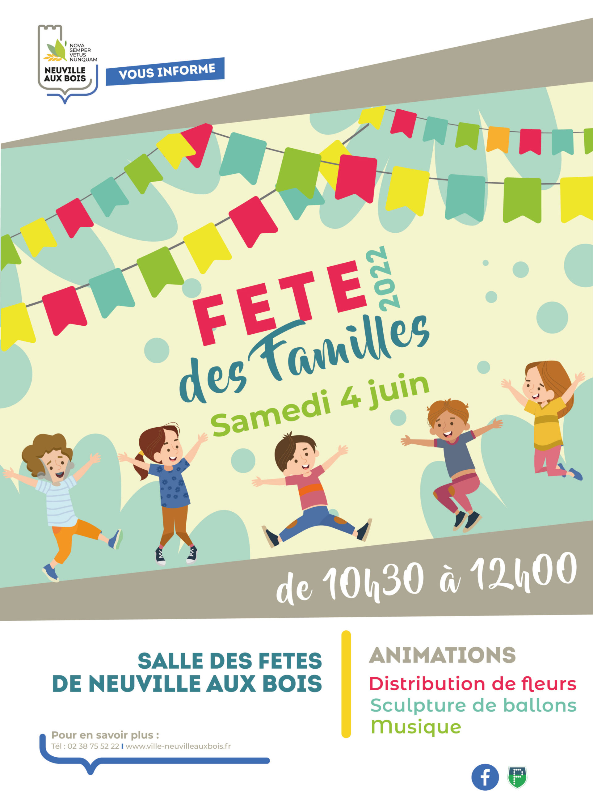 affiche Fête des familles