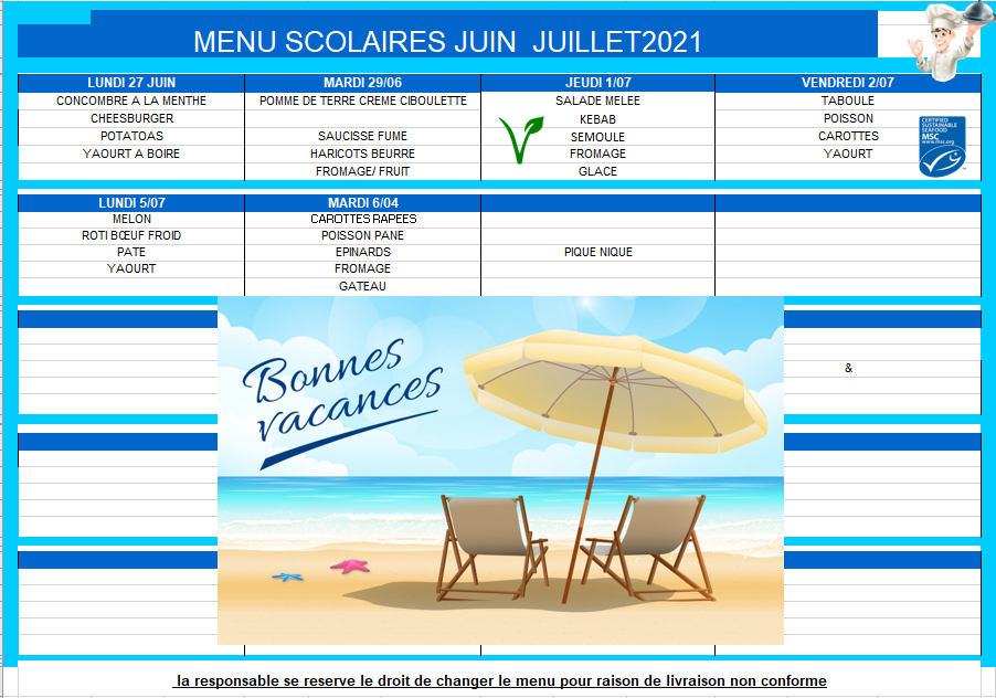 menu juin juillet menu juin juillet